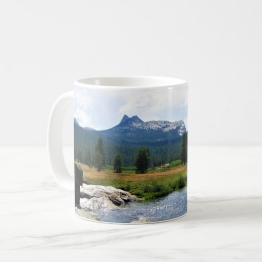 Kathedrale Spitze in Tuolumne Meadows, Yosemite, C Kaffeetasse (Vorderseite Links)
