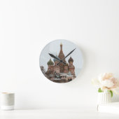 Kathedrale St. Basil_eng Runde Wanduhr (Zuhause)