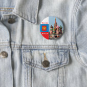 Kathedrale St. Basil. Russland Button (Beispiel)