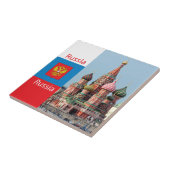 Kathedrale St. Basil. Russland Fliese (Seite)