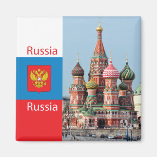 Kathedrale St. Basil. Russland Magnet