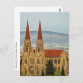 Kathedrale St. Helena, Helena, Montana Postkarte (Vorne/Hinten)