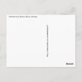 Kathedrale St. Helena, Helena, Montana Postkarte (Rückseite)