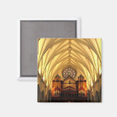 Kathedrale St. Joseph - Chor Loft / Orgelpfeifen Magnet (Vorderseite/Rückseite)