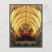 Kathedrale St. Joseph - Chor Loft / Orgelpfeifen Postkarte (Vorderseite)