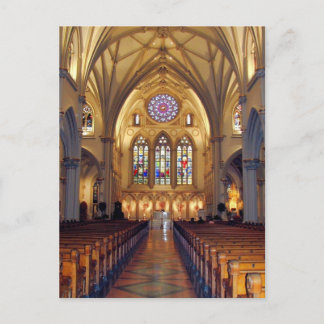 Kathedrale St. Joseph - Main Aisle/Front Postkarte