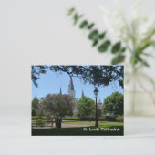 Kathedrale St. Louis im französischen Viertel Post Postkarte (Stehend Vorderseite)