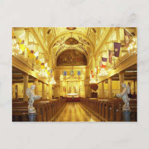 Kathedrale St. Louis (innen), New Orleans, LA Postkarte
