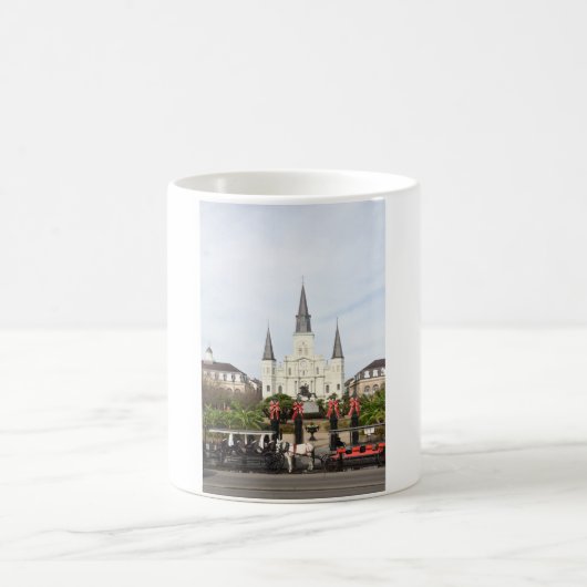 Kathedrale St. Louis, Louisburg Sguare, New Orlean Kaffeetasse (Mittel)