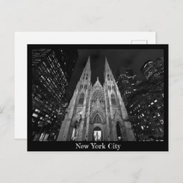 Kathedrale St. Patrick, New York City Postkarte