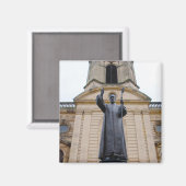 Kathedrale St. Philip - Statue von Charles Gore Magnet (Vorderseite/Rückseite)