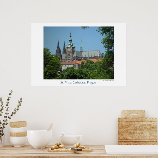 Kathedrale St. Vitus Poster (Küche)