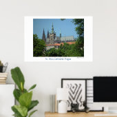 Kathedrale St. Vitus Poster (Heimbüro)