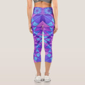 Kathedrale Sterne Capri Leggings (Rückseite)