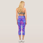 Kathedrale Sterne Capri Leggings (Rückseite)