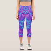 Kathedrale Sterne Capri Leggings (Vorderseite)