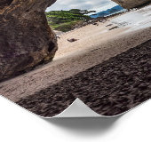 Kathedrale ,The Whanganui-A-Hei Marine Reserve Poster (Ecke)