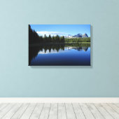 Kathedrale über dem Fluss Tuolumne - Yosemite Leinwanddruck (Insitu (Holzboden))