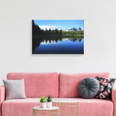 Kathedrale über dem Fluss Tuolumne - Yosemite Leinwanddruck (Insitu (Wohnzimmer))