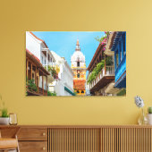 Kathedrale und Balkone Leinwanddruck (Insitu (Wohnzimmer))