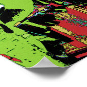 Kathedrale und Bananenstauden Poster (Ecke)