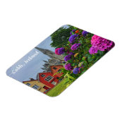 Kathedrale und Blume Cobh Irland Magnet (Linke Seite)