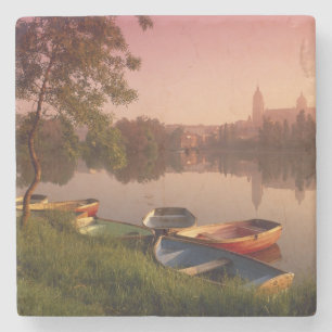 Kathedrale und Fluss Tormes, Salamanca, Kastilien Steinuntersetzer