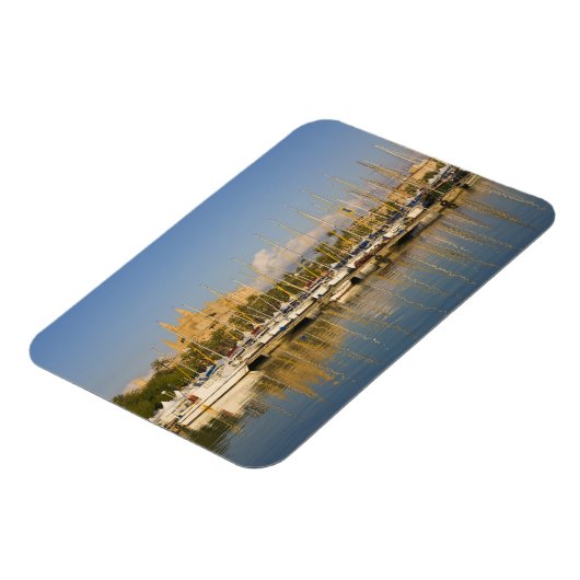 Kathedrale und Jachthafen, Palma, Mallorca, Spanie Magnet (Linke Seite)