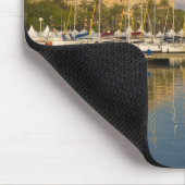 Kathedrale und Jachthafen, Palma, Mallorca, Spanie Mousepad (Ecke)