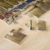 Kathedrale und Jachthafen, Palma, Mallorca, Spanie Puzzle (Seite)