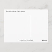 Kathedrale und Kirche, Durham, England Postkarte (Rückseite)