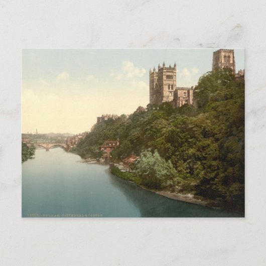 Kathedrale und Kirche, Durham, England Postkarte (Vorderseite)