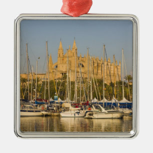 Kathedrale und Marina, Palma, Mallorca, Spanien 2 Ornament Aus Metall