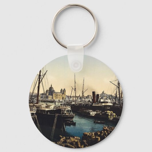 Kathedrale und Notre Dame de la Garde, Marseille, Schlüsselanhänger (Vorderseite)