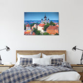 Kathedrale und Stadtbild | Dänemark Leinwanddruck (Insitu (Schlafzimmer))
