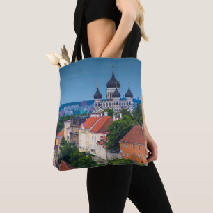 Kathedrale und Stadtbild Estland Tasche