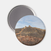Kathedrale und Stadtmauern Albarracín, Aragon Span Magnet (Vorderseite/Rückseite)