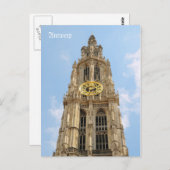Kathedrale unserer Dame in Antwerpen Postkarte (Vorne/Hinten)