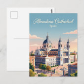 Kathedrale von Almudena Spanien Postkarte (Vorne/Hinten)