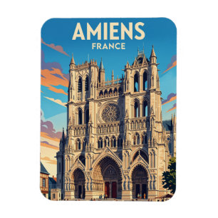 Kathedrale von Amiens Frankreich Magnet