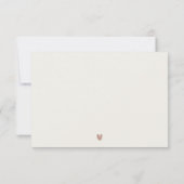 Kathedrale von Barcelona Spanien Wasserfarbenhochz RSVP Karte (Rückseite)