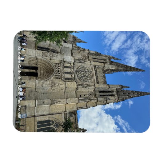 Kathedrale von Bordeaux (Saint-André de Bordeaux) Magnet (Horizontal)