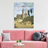 Kathedrale von Chartres, 1830 Leinwanddruck (Insitu (Wohnzimmer))