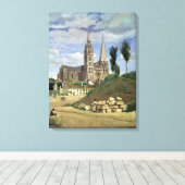 Kathedrale von Chartres, 1830 Leinwanddruck (Insitu (Holzboden))