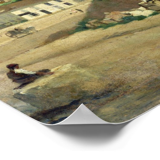 Kathedrale von Chartres, 1830 Poster (Ecke)