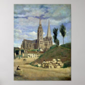 Kathedrale von Chartres, 1830 Poster (Vorne)
