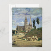 Kathedrale von Chartres, 1830 Postkarte (Vorne/Hinten)