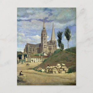 Kathedrale von Chartres, 1830 Postkarte