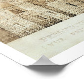 Kathedrale von Florenz aus dem Osten, aus "Fragmen Poster (Ecke)