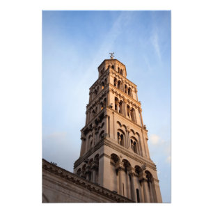 Kathedrale von Heiliges Domnius Glockenturm in der Fotodruck